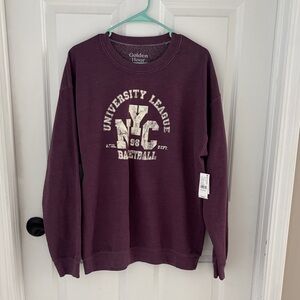 PacSun Purple University League Sweatshirt